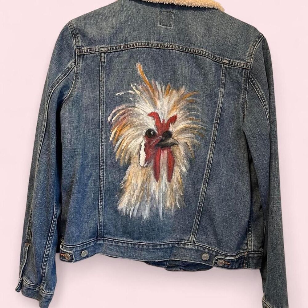 Gap Women's Blue and Navy Jacket